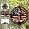 Diamond Painting Flag Independence Day Suncatcher Pendant For Window Door Garden Decor