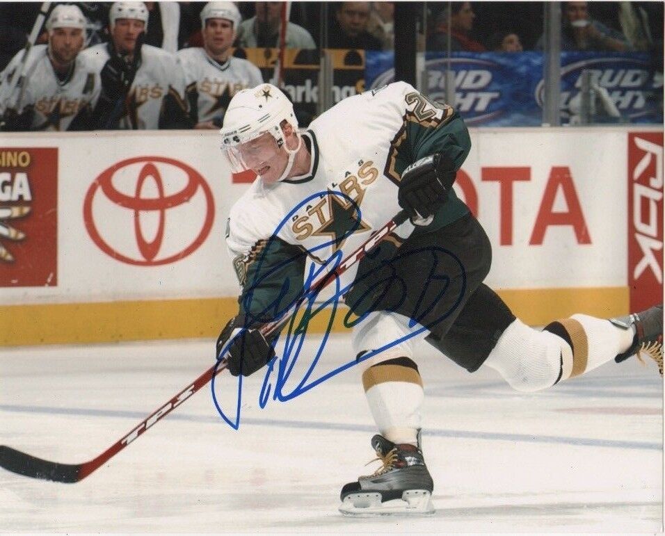 Dallas Stars Jere Lehtinen Signed Autographed 8x10 Photo Poster painting COA