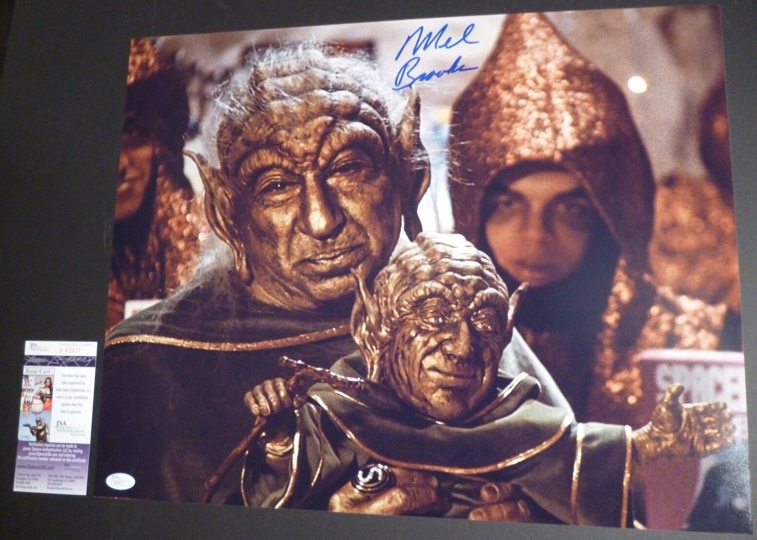 MEL BROOKS Authentic Hand-Signed SPACEBALLS - YOGURT