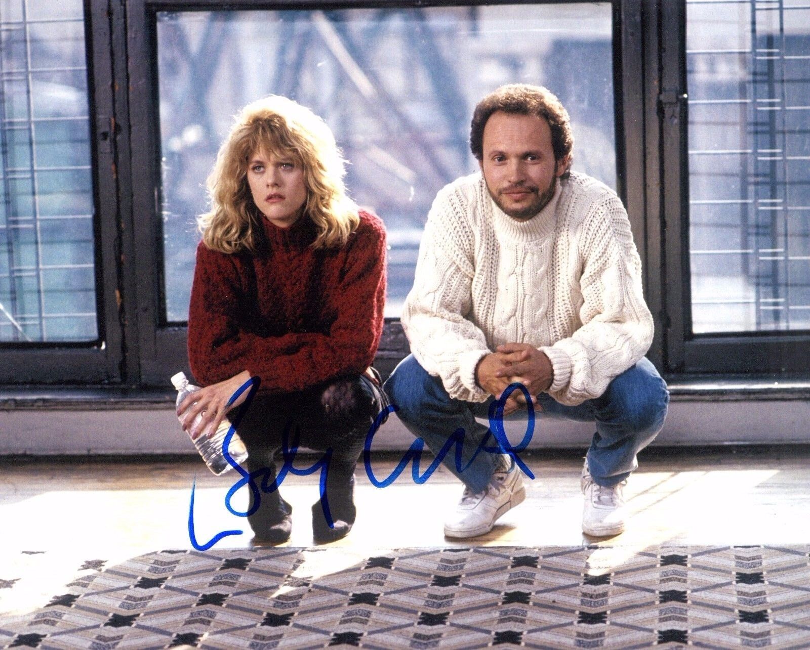 GFA When Harry Met Sally * BILLY CRYSTAL * Signed 8x10 Photo Poster painting PROOF AD1 COA