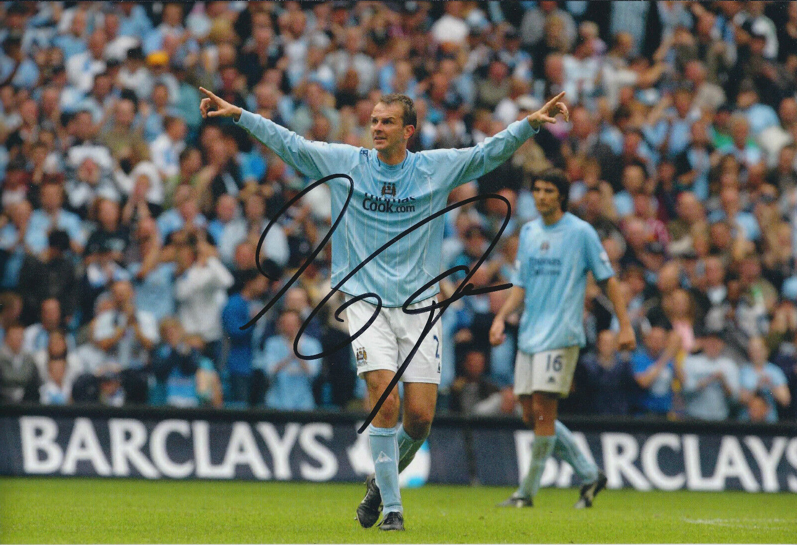 Dietmar HAMMAN SIGNED COA Autograph 12x8 Photo Poster painting AFTAL Man City Germany Genuine