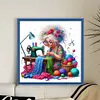 Sewing Old Lady-11CT Stamped Cross Stitch 40*40cm/15.75*15.75in tapestrymarket