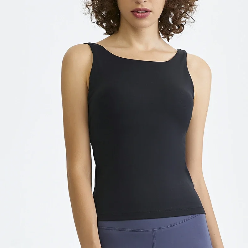 Hergymclothing padded sports bra tank