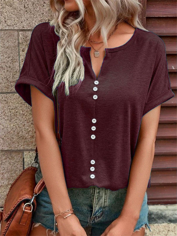 Women Long Sleeve V-neck Graphic Floral Printed Top