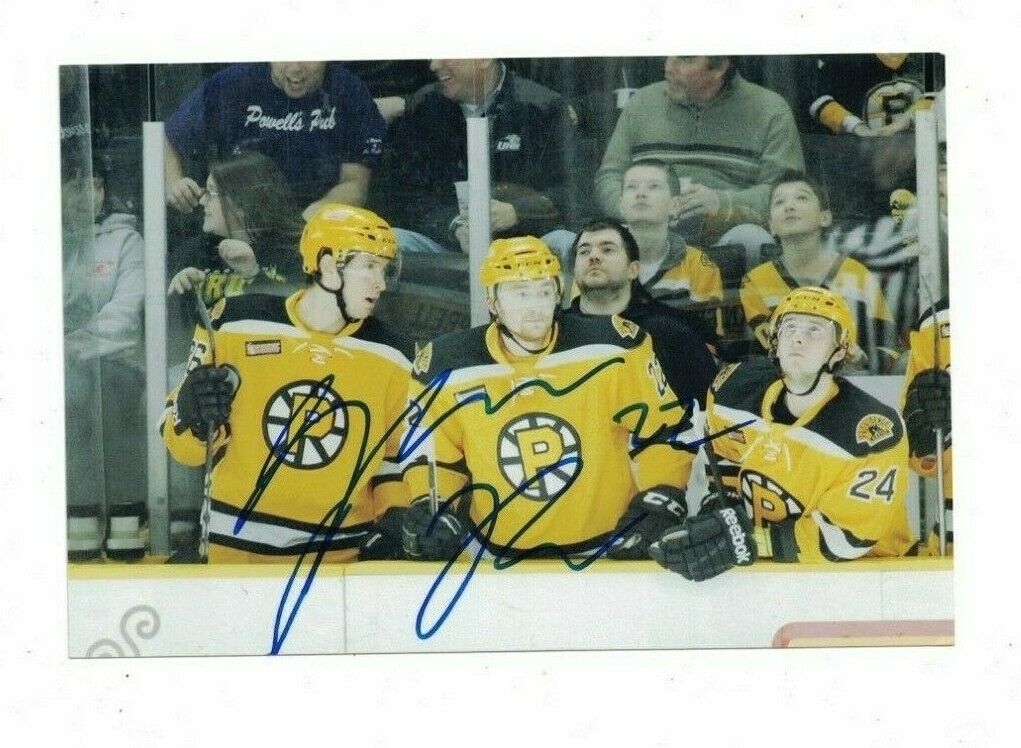 Jared Knight Providence Bruins Signed 4x6 Hockey Photo Poster painting W/Our COA