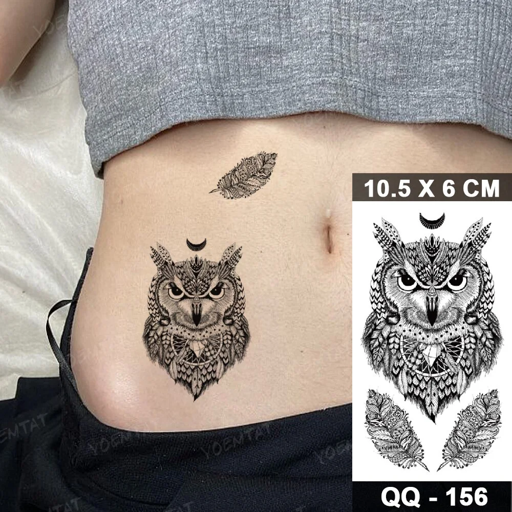 Sdrawing Temporary Tattoo Stickers Butterfly Flower Realistic Sexy Flash Tatoo Women Men Arm Waist Line Body Art Fake Tatto Cool