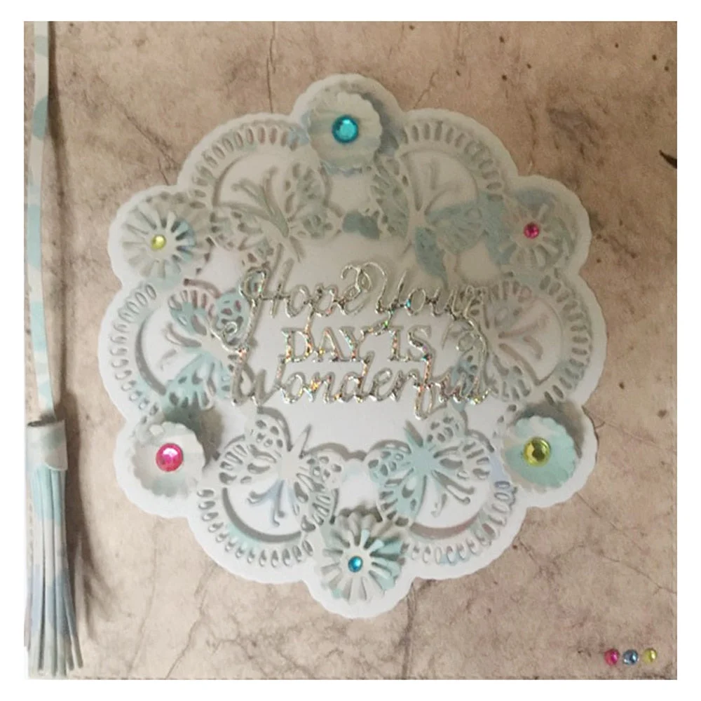 New tassel decorative design handicrafts metal mold cutting die scrapbook die cutting photo album card paper carving