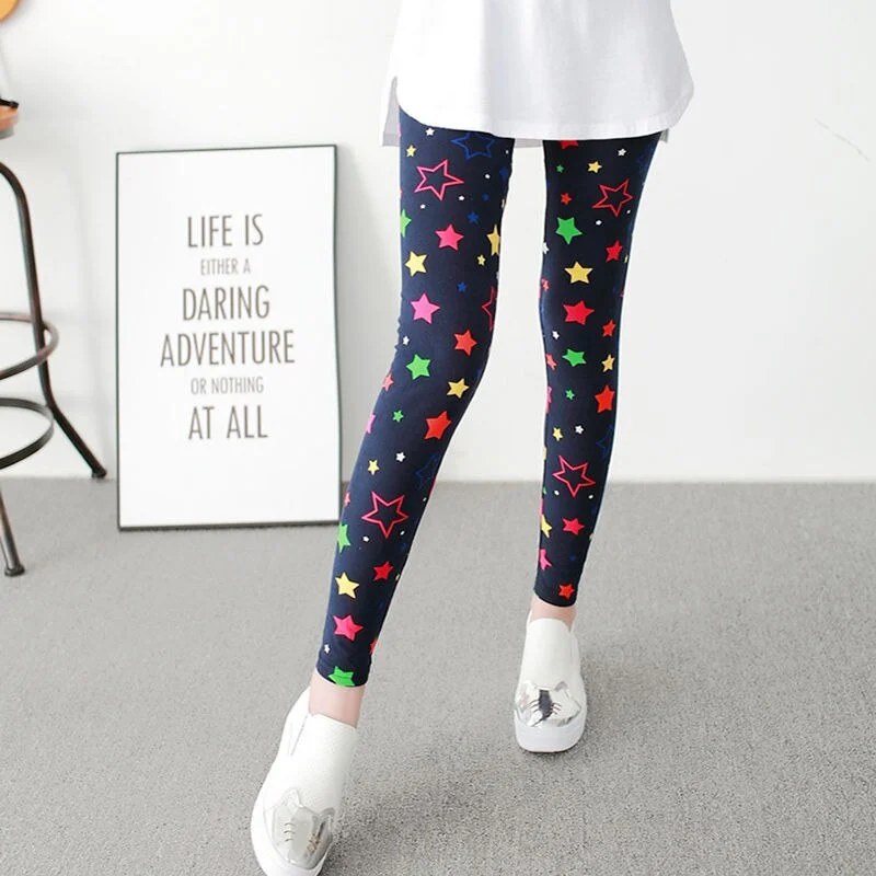 CUHAKCI Printed Leggings Women Workout Polyester High Waist Leggins Fitness Gym Activewear Pencil Pants