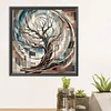 Diamond Painting-DIY Full Round Drill Stained Glass Tree