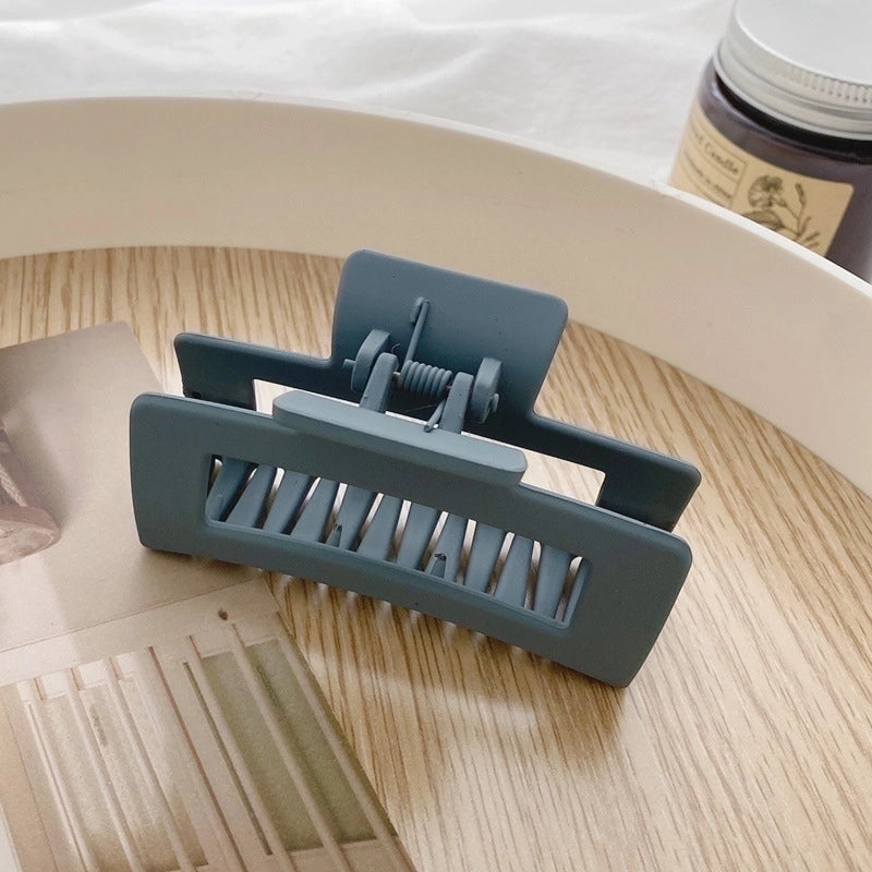 Minimalist Solid Color Arylic Hair Claws 1 Piece