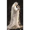 Soft Light Holy Mother Special Shaped 5D DIY Partial Drill Diamond Painting Kits for Adults Beginners Home Decor Diamonds Dots Gem Art Kits Large Size 15.75x27.56inch