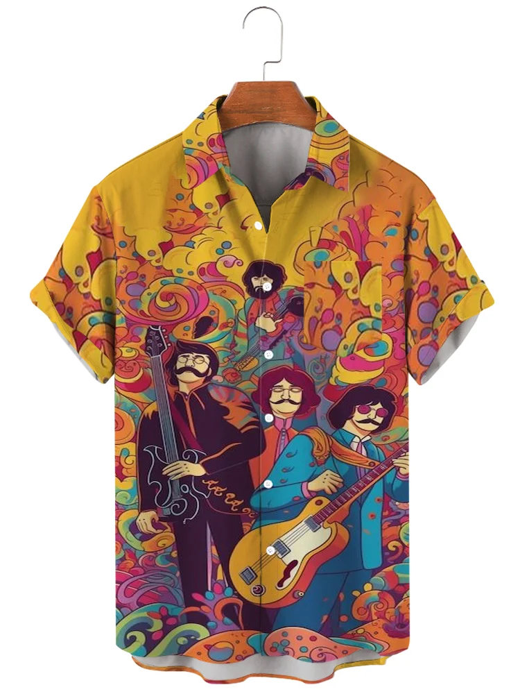 Teecade Teecade The Beatles Art Print Shirt