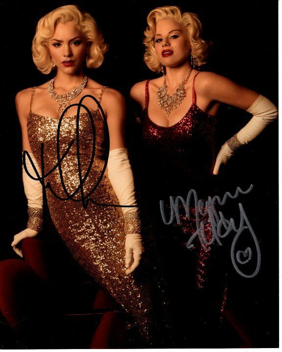 KATHARINE MCPHEE and MEGAN HILTY signed autographed SMASH MARILYN MONROE Photo Poster painting