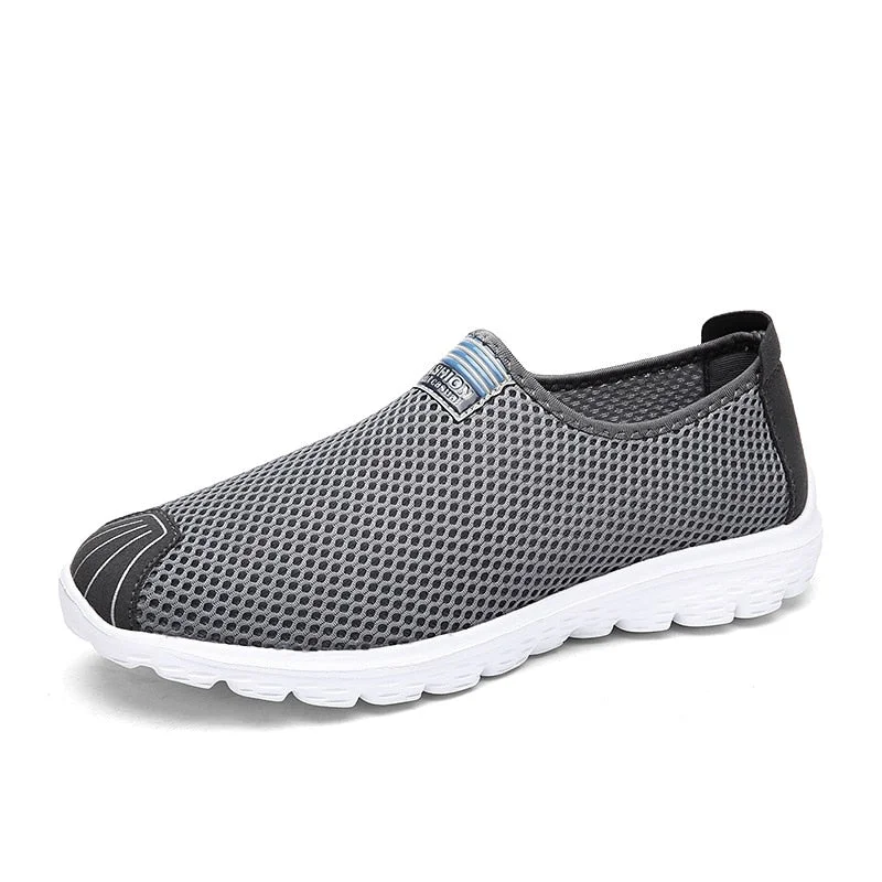 Big Size 45 46 Unisex Summer Breathable Mesh Men Shoes Lightweight Sneakers Fashion Casual Male Shoes Brand Designer Men Loafers