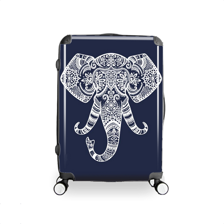 Ornate Elephant Yoga Aesthetic, Yoga Hardside Luggage