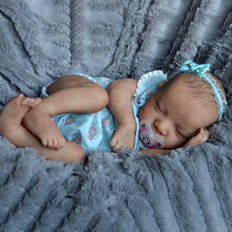 [Doll with Heartbeat & Coos] 20" Kawaa Realistic Sleeping Silicone Toddler Reborn Soft Girl Baby Dolls Rebornartdoll® RSAW-Rebornartdoll®