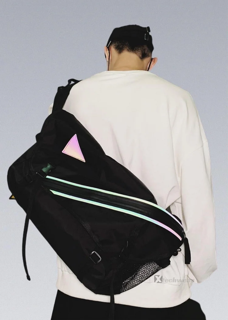 Reflective Messenger Bag | Techwear