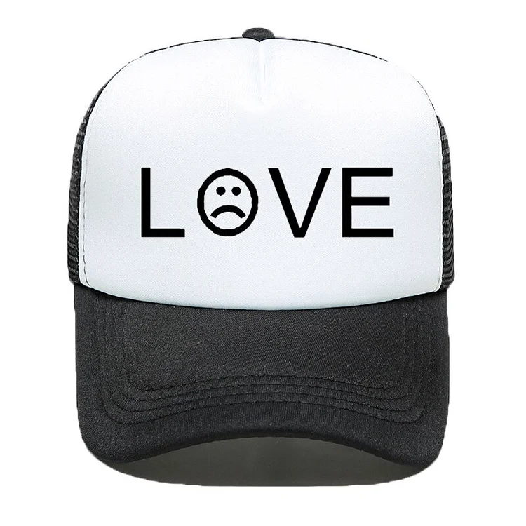 Hat custom logo baseball cap mens black hat Snapback Hat printed mesh cap hip-hop dad hat outdoor casual sun hat