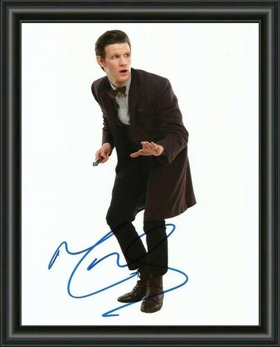 MATT SMITH - DR WHO - A4 SIGNED AUTOGRAPHED Photo Poster painting POSTER -  POSTAGE