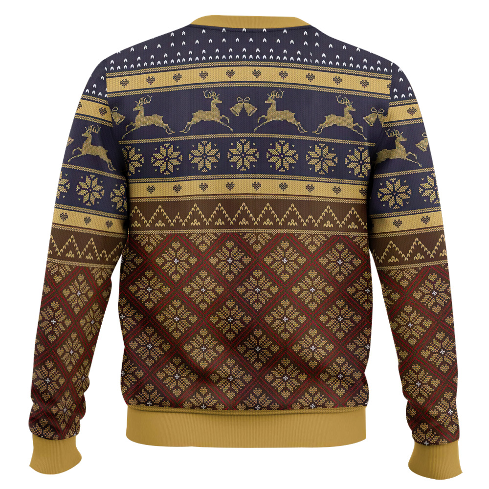 Cretan-style Christ Artwork Ugly Christmas Sweater