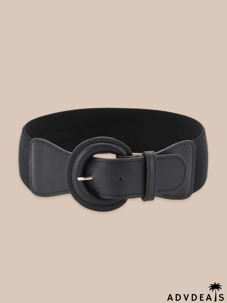 Black Wide Belt