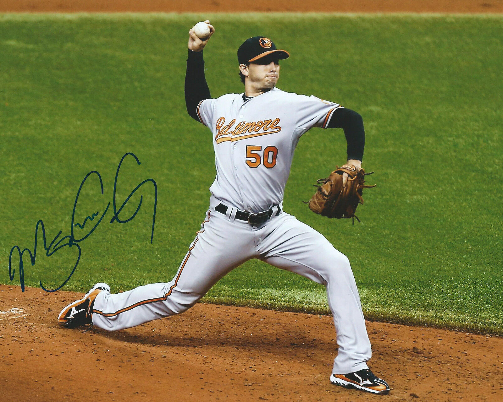 **GFA Baltimore Orioles *MIGUEL GONZALEZ* Signed 8x10 Photo Poster painting M4 COA**