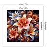Fantasy Flower-11CT Stamped Cross Stitch 45*45cm