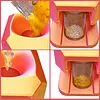 Diamond Painting Organizer Funnel Fit Round Containers Portable Drill Funnel 2.56x1.97in for DIY Craft Easy Transfer Tools (Pink Gold)