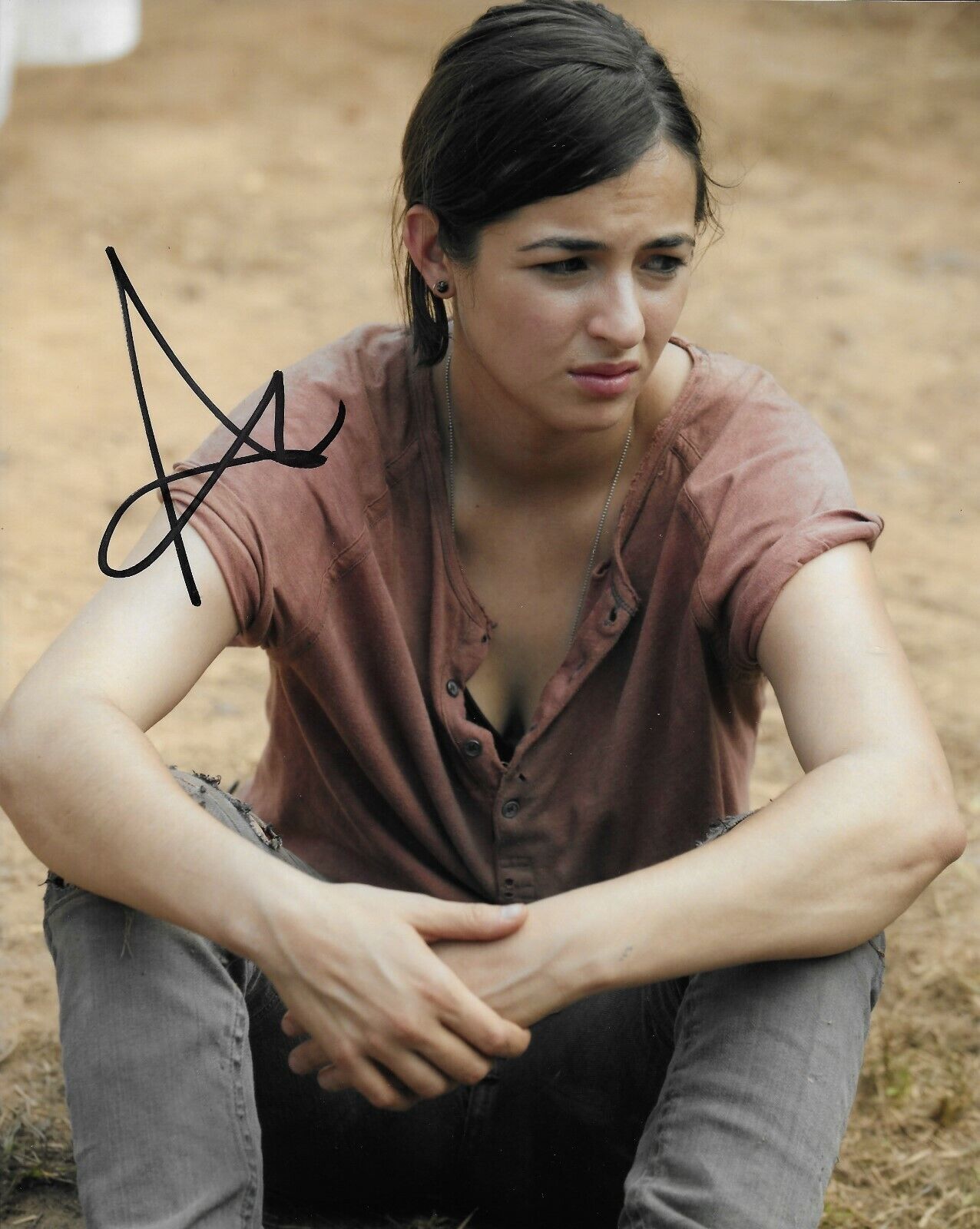 Alanna Masterson The Walking Dead autographed Photo Poster painting signed 8x10 #1 Tara Chambler