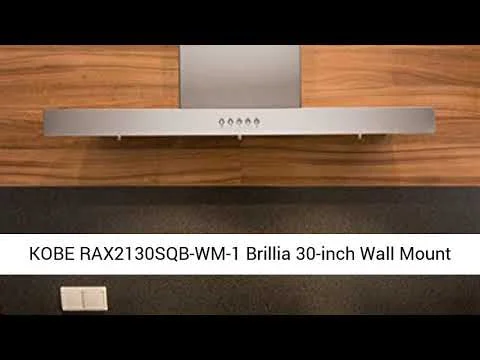 KOBE RAX2130SQB-1 Range Hood