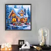 Christmas House - Diamond Painting - Partial Special Shaped Drill(Canvas|30*30cm)