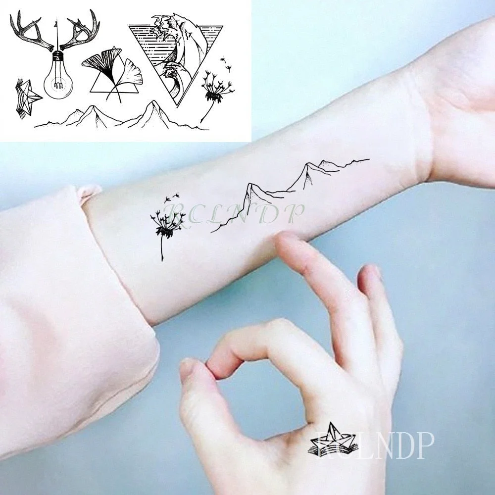 Waterproof Temporary Tattoo Sticker Beautiful Butterfly Small Body Art Fake Tatto Flash Tatoo Wrist Foot Hand for Men Women 706-2