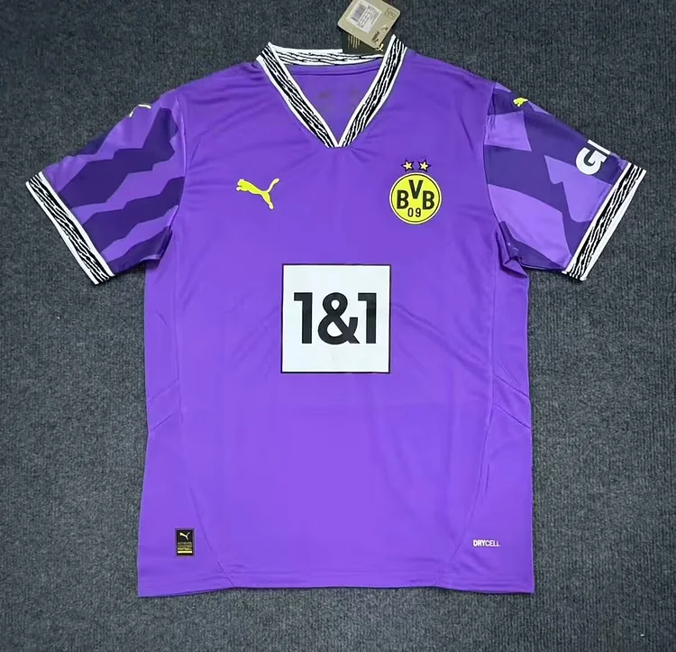 2025-26-Borussia Dortmund Goalkeeper Purple - Jersey - Fan Edition