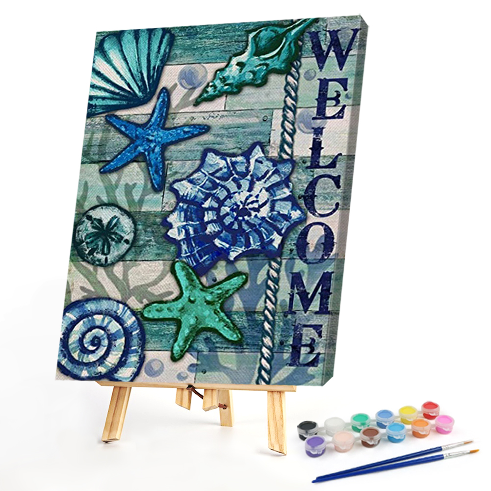 

40*50CM - Paint By Numbers - Starfish, 501 Original