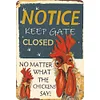 Chicken - Vintage Metal Signs - 20*30cm/30*40cm - Warning&Farm