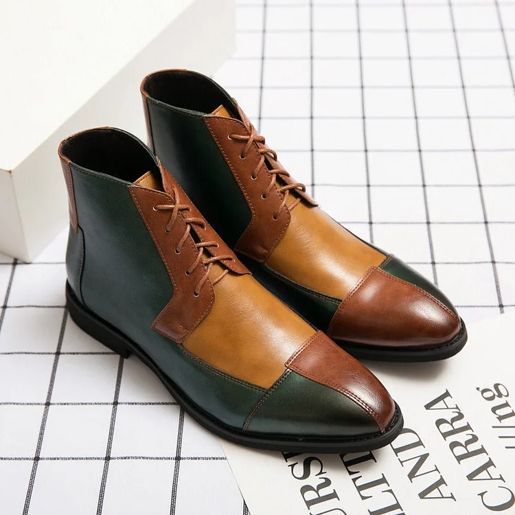 Fashion Men Boot Vintage British Party Oxford Men Boots