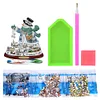 DIY Christmas Snowman Diamond Painting Desktop Ornaments