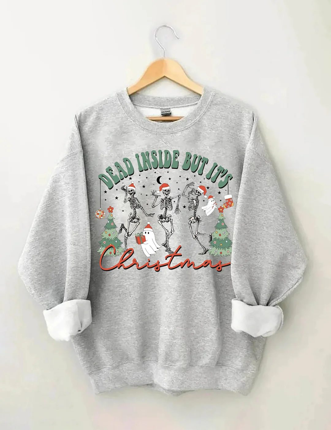 Dead Inside But It's Christmas Sweatshirt