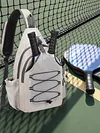 Pickleball Bag Crossbody Sling Bag Pickleball Paddle Bag for Men and Women