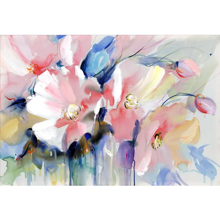 Flower Cluster - Painting By Numbers - 50x40cm