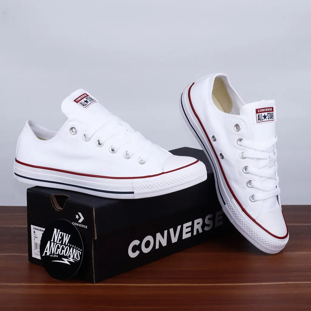 Chuck Taylor classic All full optical white plain white ox low short