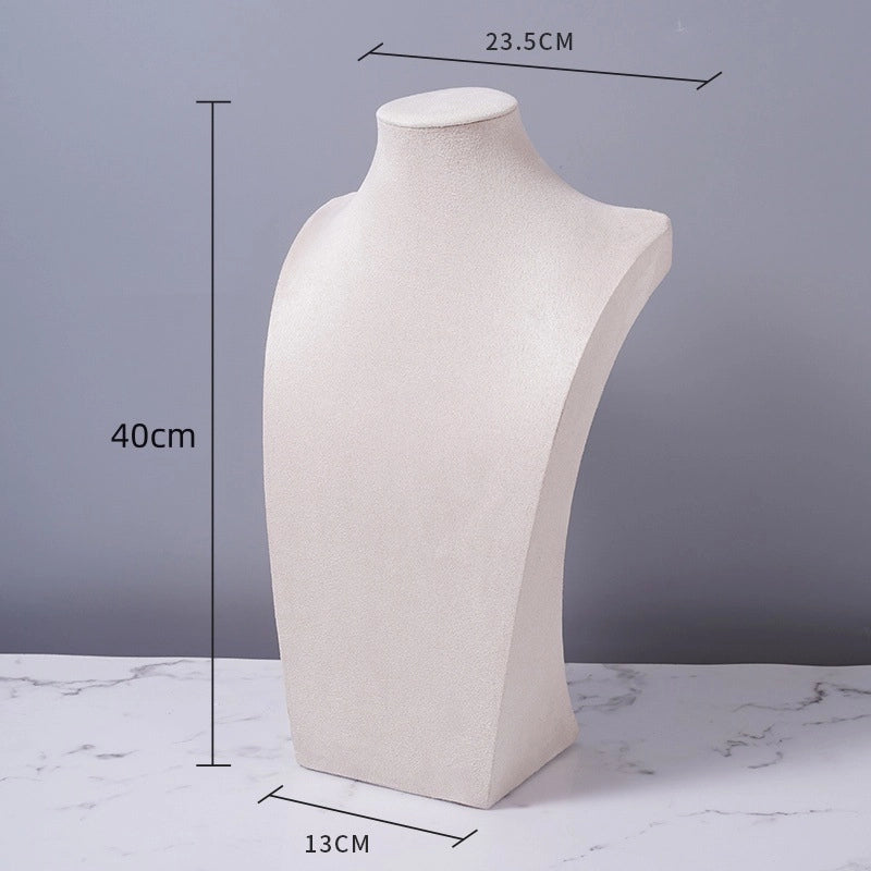 1 Piece Velvet Minimalist Solid Color Jewelry Display