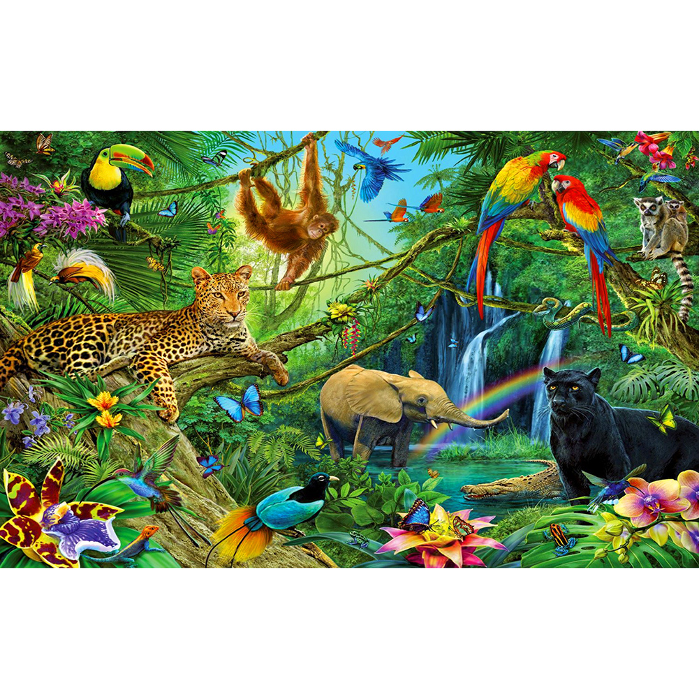 

Forest Animals - 1000 Pieces Jigsaw Puzzle, 501 Original