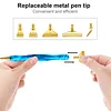 (US Local)13x 5D Resin Diamond Painting Pen Nibs DIY Craft Point Drill Pens (Gold)