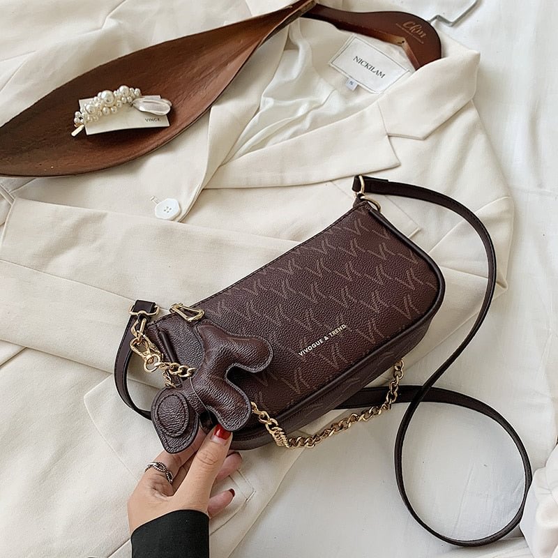 էѧӧܧ PU Leather Small Shoulder Bags For Women 2020 Shoulder Handbags Female Chain Travel Totes Lady Hand Bag