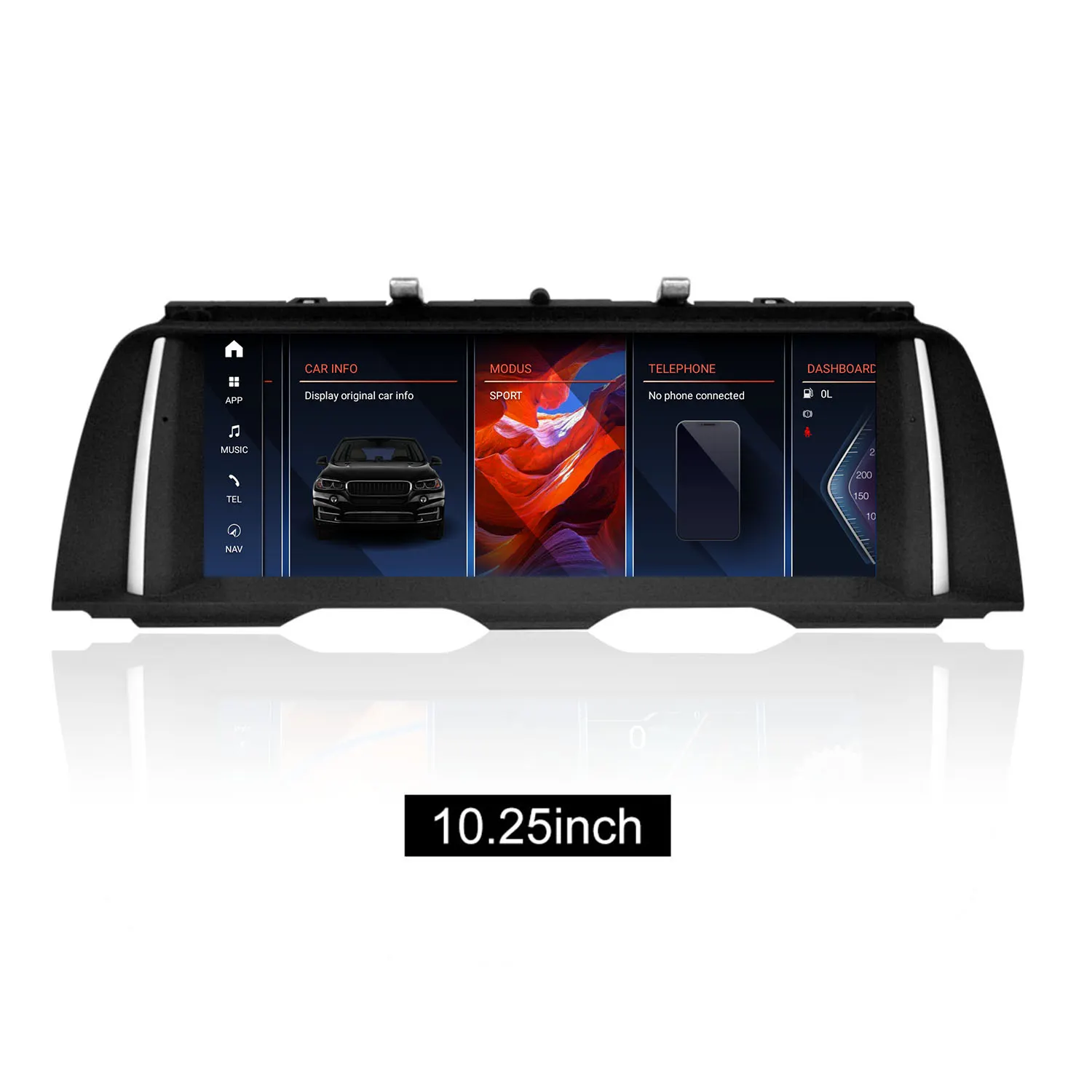 F&uuml;r BMW 5er F10 F11 Android Bildschirm Apple CarPlay Autoradio Car Stereo GPS 