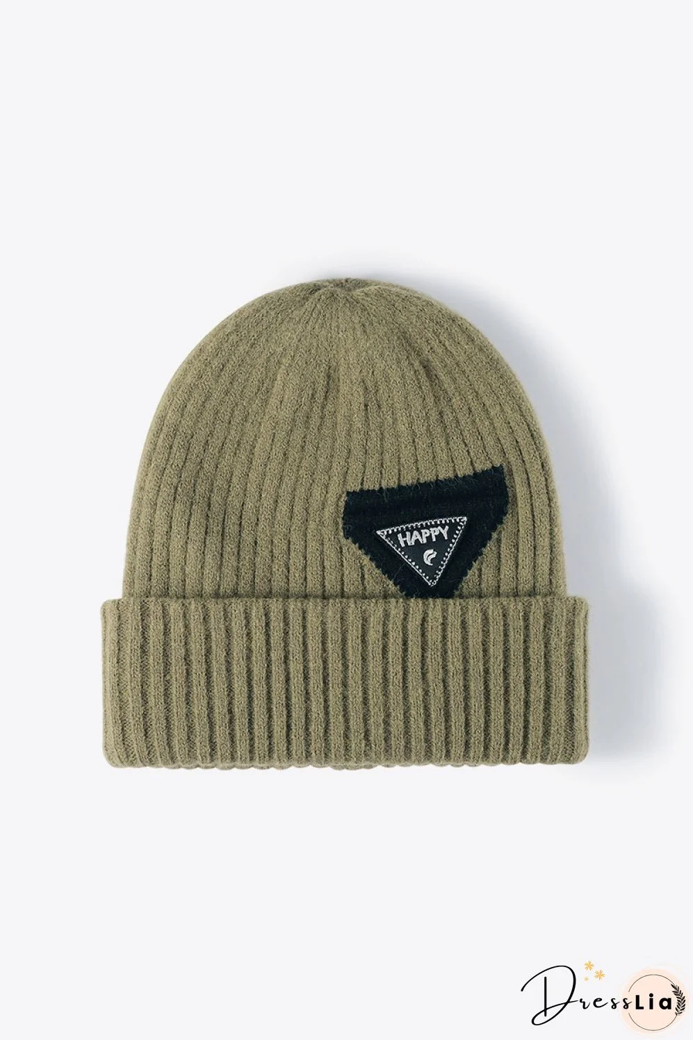 HAPPY Contrast Beanie