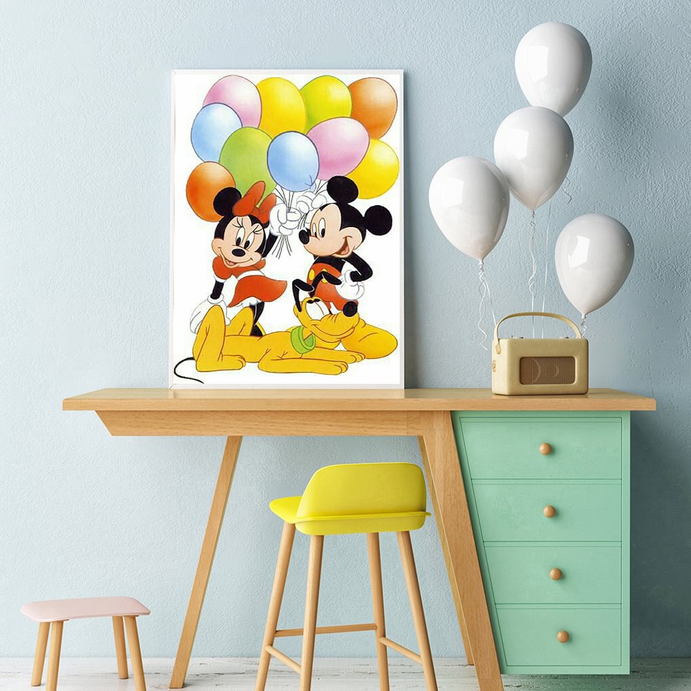 Diamond Painting - Full Round - Mickey & Minnie