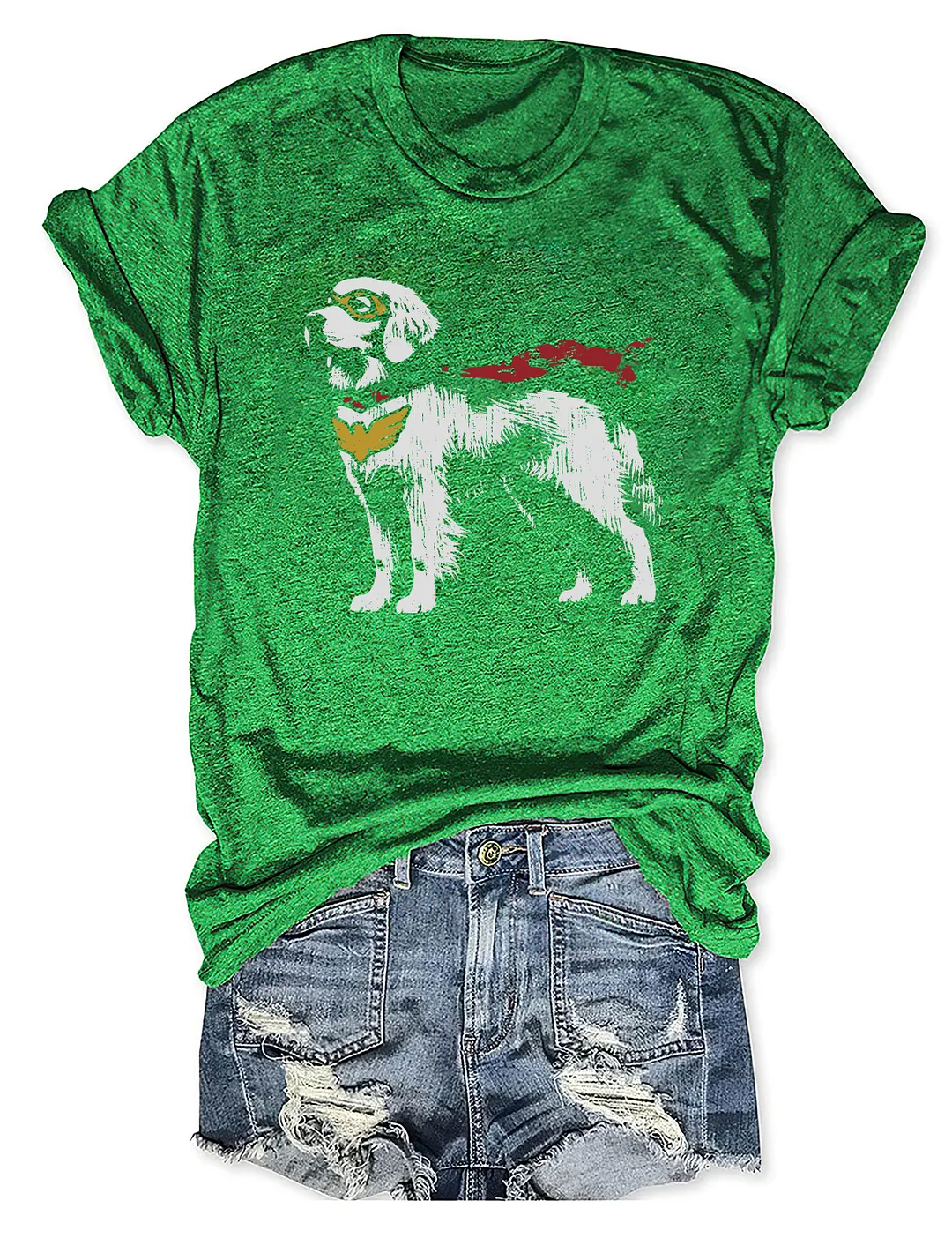 Golden Retriever Superhero T-shirt