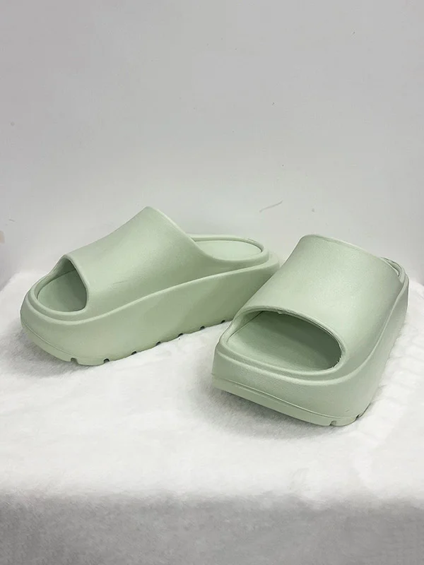 Open Toe Slippers Platform Shoes